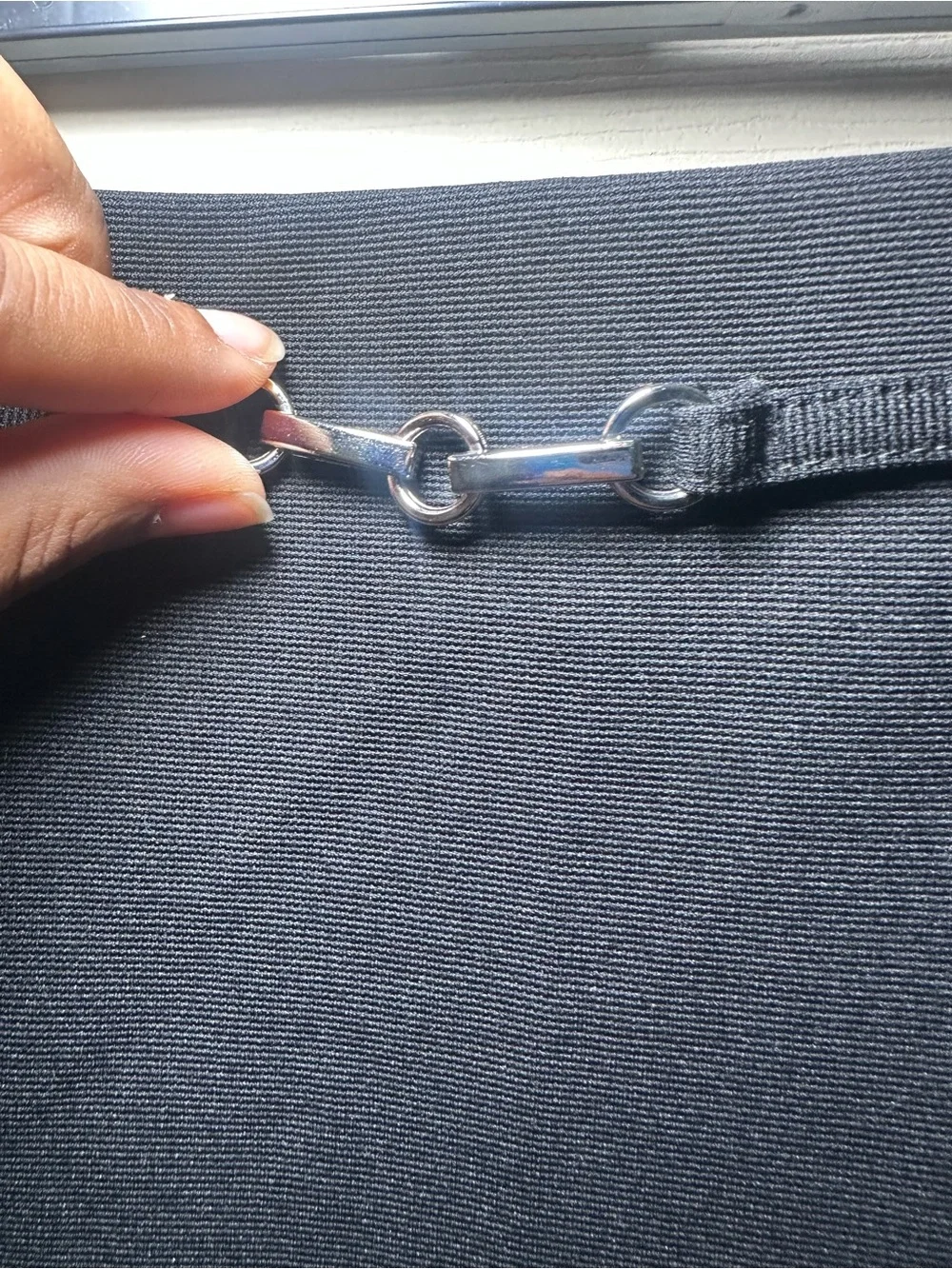 Vintage Studio Classic Black Pencil Skirt with Subtle Metal Accent - Picture 4 of 9